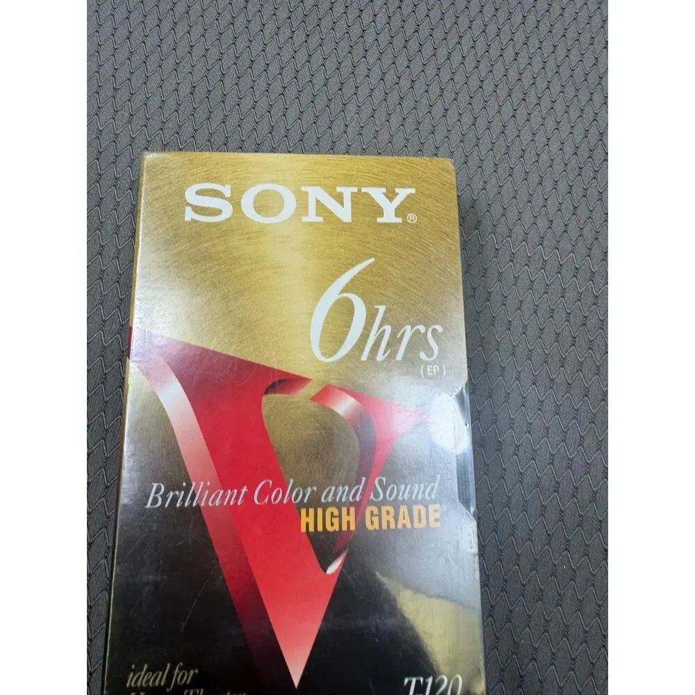Sony T-120VF 6 Hrs (EP) Blank VHS Premium Grade NEW